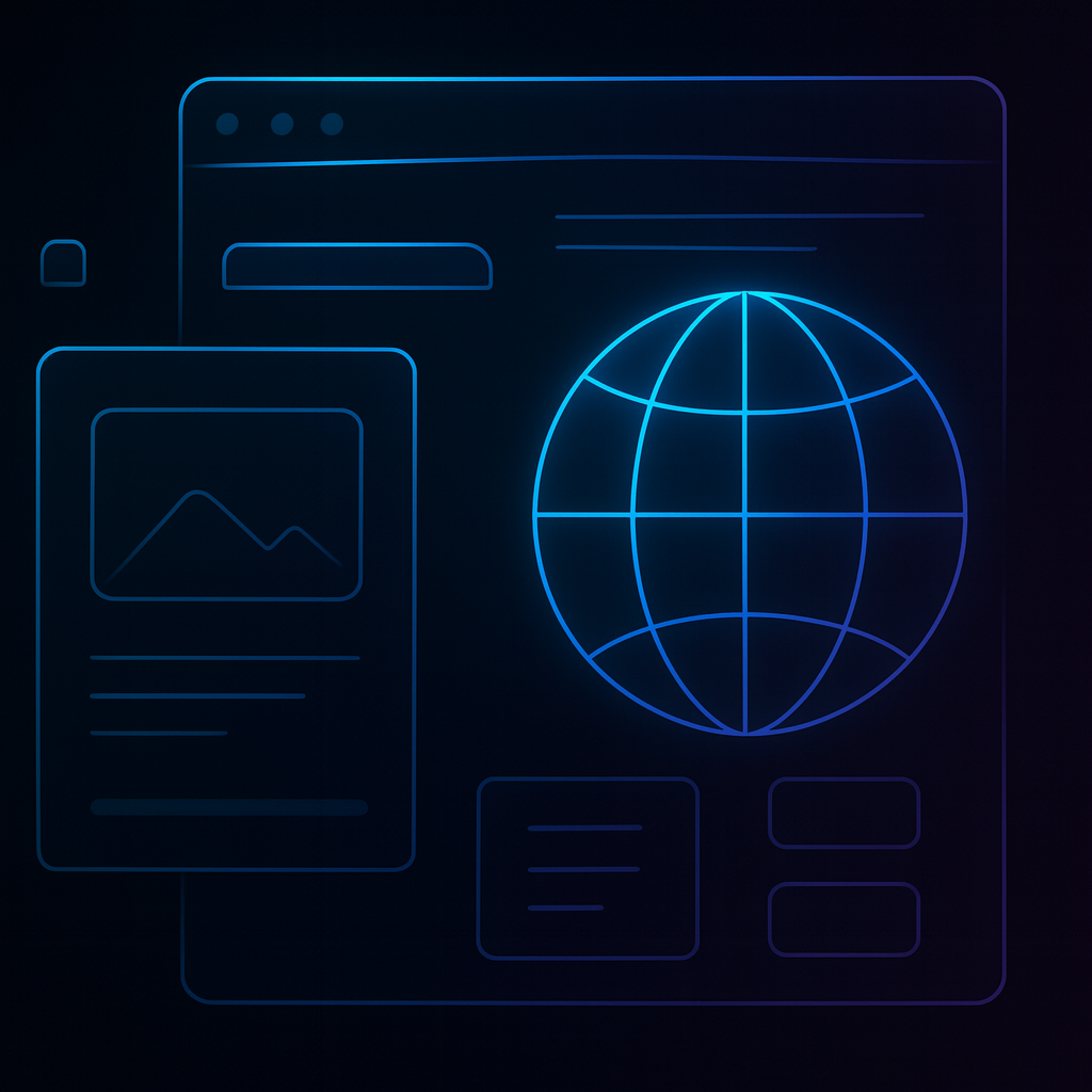 Professional website design showcase